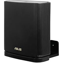 Wall Mount Holder for ASUS ZenWiFi AX Whole-Home Tri-Band Mesh WiFi 6 System XT8CT8XT9,Simple and Sturdy Wall Mount Holder Stand Bracket by HOLACA 1 Pack, Black