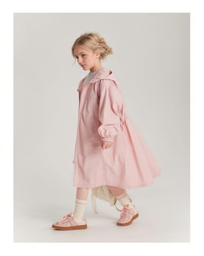 Girls Rain Jackets Waterproof Raincoat for Kids Lightweight Coats Hooded Windbreakers4