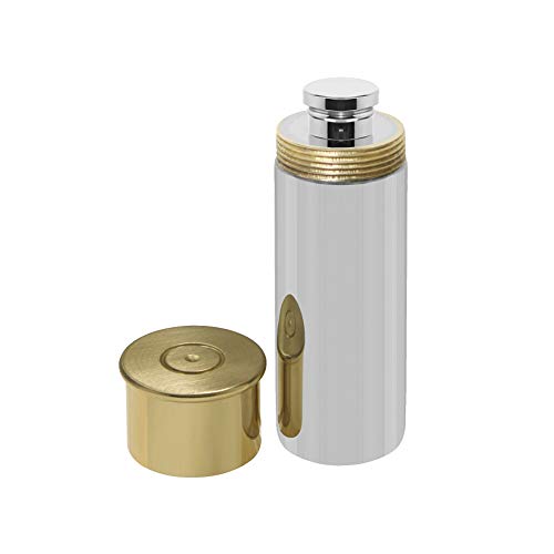 English Pewter Company 4oz Shotgun Cartridge Case Pewter Liquor Flask. Perfect Hunting Hip Flask [SF667]