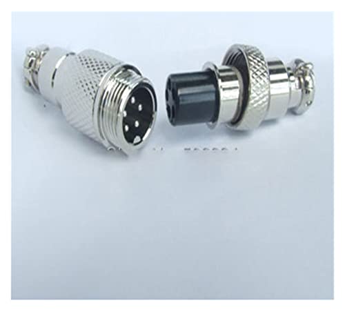 Conector de aviación GX12 6 pines, 20 piezas, pack 10 set miniatura 1