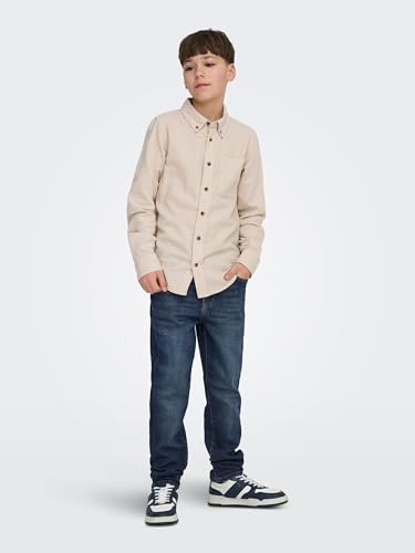 Vaqueros tapered Only & Sons Osjyoke para niños con denim elástico resistente y duradero 3