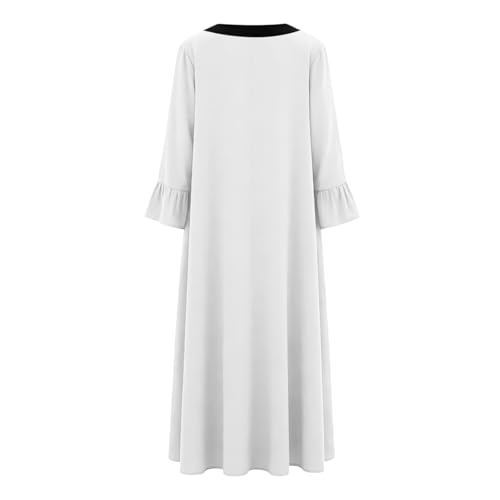 Robe parfaite pour les jours plus froids coupe trapèze fluide - 6