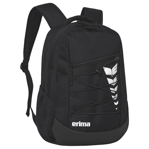 Erima Unisex Six Wings Rucksack ohne Bodenfach (7232506) schwarz, 1