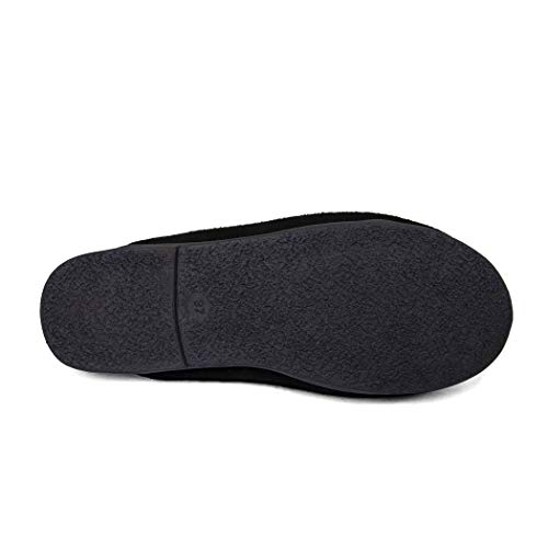 Pantufa Unissex Gramado forrada em lã sintética Ref.:439 Camurça Preto - 43