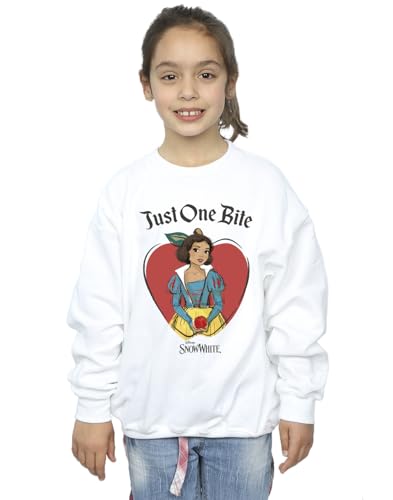 Image of Disney Girls Snow White Just One Bite Sweatshirt White 9-11 Years