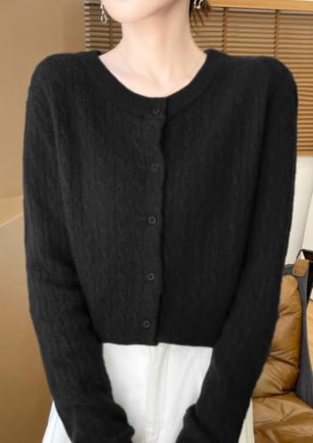 EASTEMPO レディース カーディガン 秋 ニット オフィス ゆったり 無地 カジュアル ビジネス おしゃれ 大きいサイズ の商品画像 2