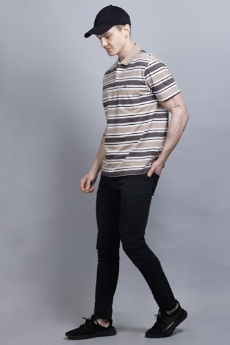 Image of GODFREY Half Cotton Polo T Shirt for Man with Pocket - Regular Fit Mens Collar Tshirt