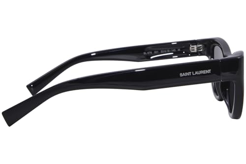 Saint Laurent SL-676 001 Sunglasses Women's Black/Black Cat Eye 53mm3