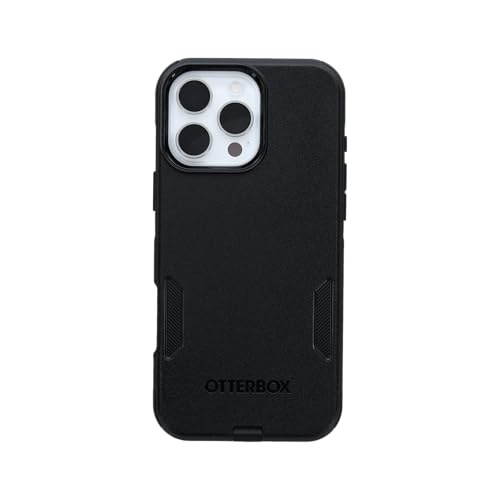 Image of OtterBox iPhone 16 Pro Max Commuter Series Case - Black, Thin & Protective iPhone Case, Dual-Layer, Impact Absorbing iPhone Case