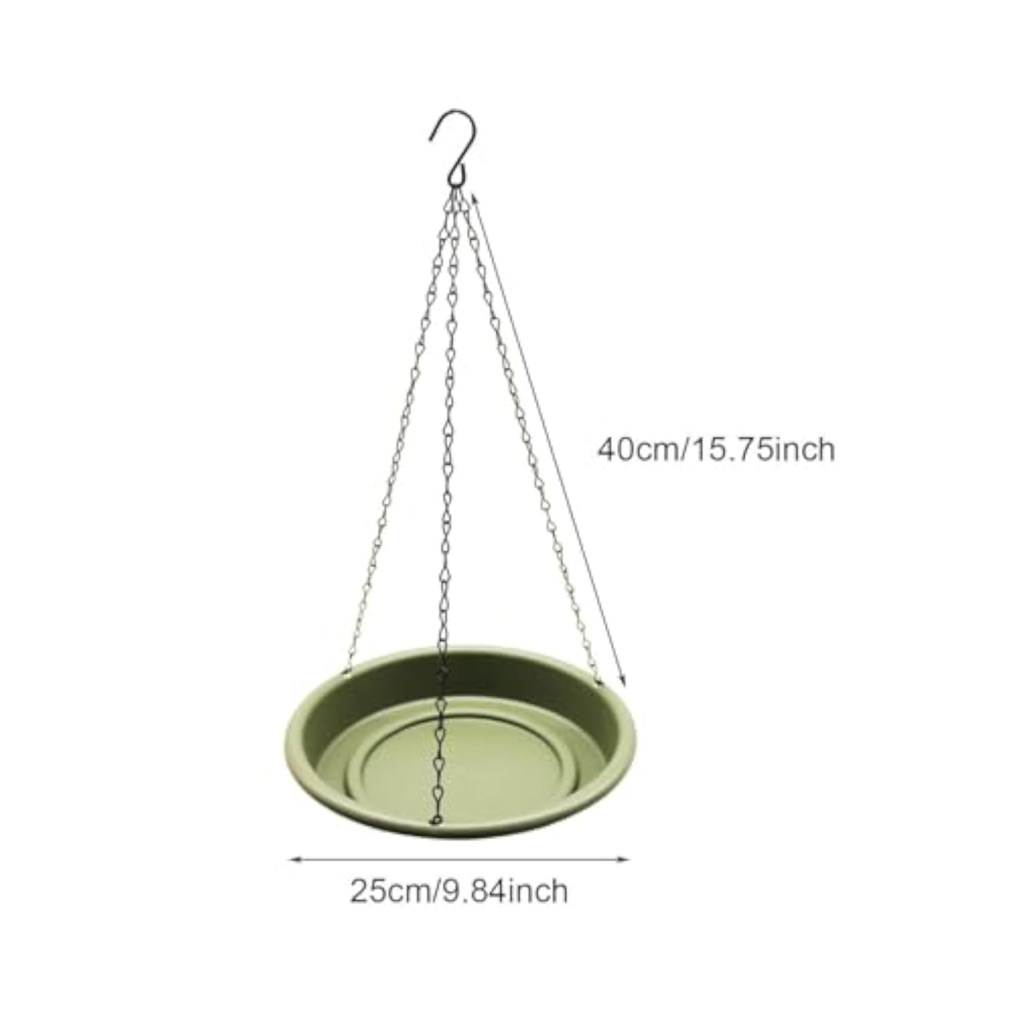 Outdoor Garden Hanging Bird Feeder with Chain