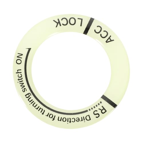 GETAJGHSD Coperchio Pulsante Accensione Auto Che Si Illumina Al Buio Per Decorazione Interna Realizzato in Materiale Adesivo Resistente Facile Installazione Per Ampia Gamma Di Veicoli