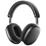 Picun F8 Pro Hybrid Active Noise Cancelling Headphones with Multiple Modes, Wireless Over-Ear Bluetooth Headphones, 140H Playtime, Customizable Sound, Head Tracking,Travel, Office, Deep Grey