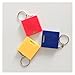 Square 1M Retractable Ruler New Keychain Construction Tools(Yellow)