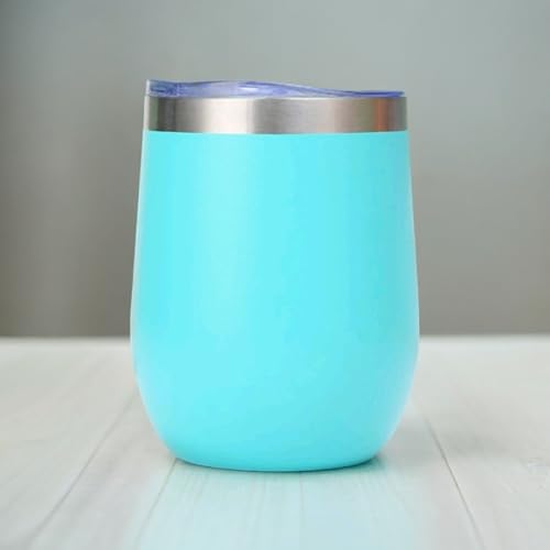 Copo Térmico Com Tampa Pequeno Tipo Cuia 360 ml Tampa Hermética Anti Vazamento Aço Inox Cores LOJA O