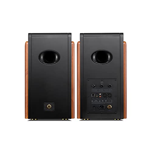 Hivi-Swans M500 Bluetooth Powered Bookshelf Speakers Wireless - 3 Way Studio Monitor Speakers - 180W Rms 8.0 Inch Woofer, Supports Wifi/Wlan/Coaxial/Optical/Xlr/Line #TOP2