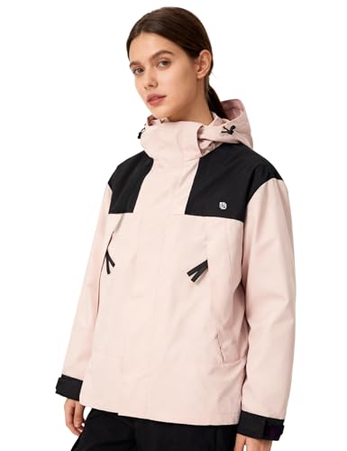 Image of Venzina Women's 3-in-1 Thermal Jacket I Windproof & Water-Resistant Graphene Heating Winter CoatFleece-Lined Jacket for Hiking, Camping, Skiing & Daily CommuteFashion-Forward Outdoor Wear