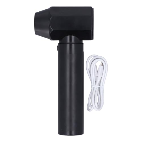 Gavigain Ventilador turbo de ventilador de aire de 80000 rpm, ventilador inalámbrico recargable de alta velocidad, batería de litio, para electrónica, decoración de automóviles y limpieza del hogar