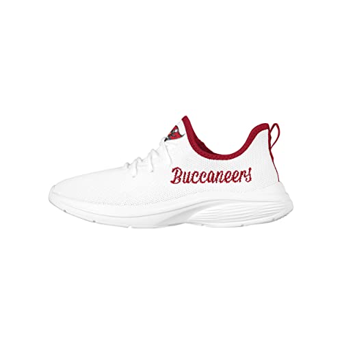 Image of FOCO NFL Womens NFL Team Logo White Athletic Shoes Sneakers