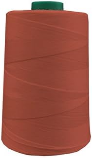 American & Efird A&E Heavy Weight Polyester Thread, Tex 40, Bright Clay -6000 Yard Spool
