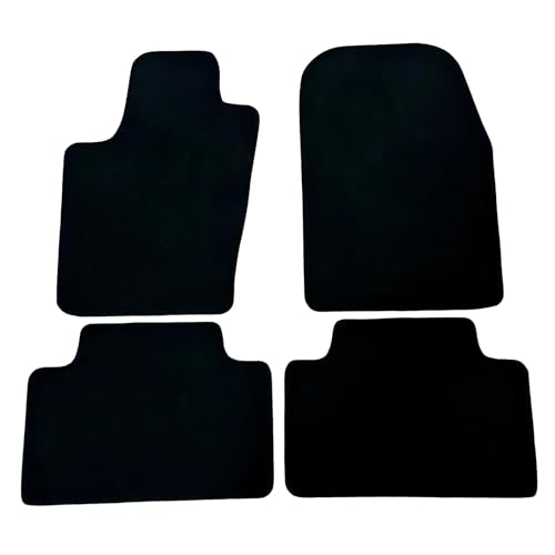 Tapis de sol voiture noirs grand format pour les trajets en Cherokee