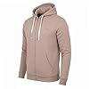 ROCK-IT Apparel premium men's hooded jacket [Sizes S-5XL] - Comfortable long-sleeved zipper hoodie - Perfect for fall & winter - Hood with drawstring - Camel Brown 4XL #2