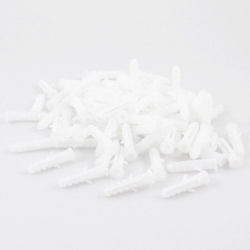 Aexit White Plastic Nuts 8mm 0.31