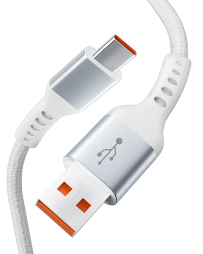 ziwodiv Cavo USB Type-C 1.8M, 120W Turbo Charge Cavo Ricarica Rapida per Xiaomi 14 13 Lite/13/13 Pro/13T 12T/12/11T 10T, Redmi Note 12 Pro/11 Pro/11/10 9 Pro 11S 10S/12, Poco F5 F4/X4 Pro 5G/M5/X5 M5S