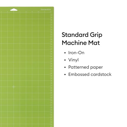 Image of Cricut StandardGrip Machine Mats 12in x 24in, Green (3 Count) | Reusable Cutting Mats for Crafts with Protective Film -Compatible with Cricut Explore & Maker