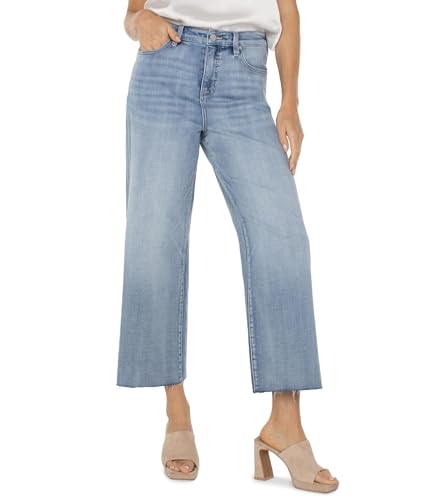 Liverpool Women's Stride High-Rise Crop Wide Jean W/Cut Hem 26