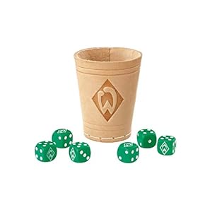 Werder Bremen Würfelbecher/Knobelbecher incl. 6 Würfel