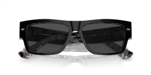 Dolce & Gabbana Sunglasses DG 4451 340387 Black On Grey Havana Dark3