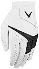 Callaway Golf Weather Spann Glove (Worn on Left Hand,White,Large,Men's) - 1