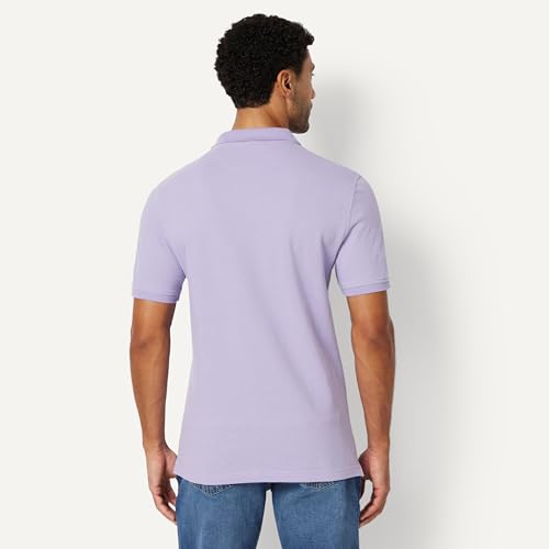 Image of Amazon Essentials Men's Slim-Fit Short-Sleeve Cotton Pique Polo Shirt