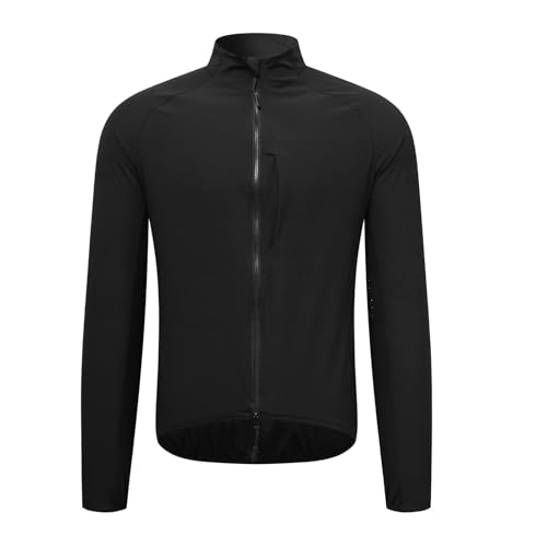 Chaqueta ciclismo cortaviento con elementos reflectantes miniatura 1