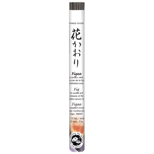 Mediterranean Fig Japanese Incense Sticks - 35 Sticks, 30 Mins Per Stick - Les Encens du Monde
