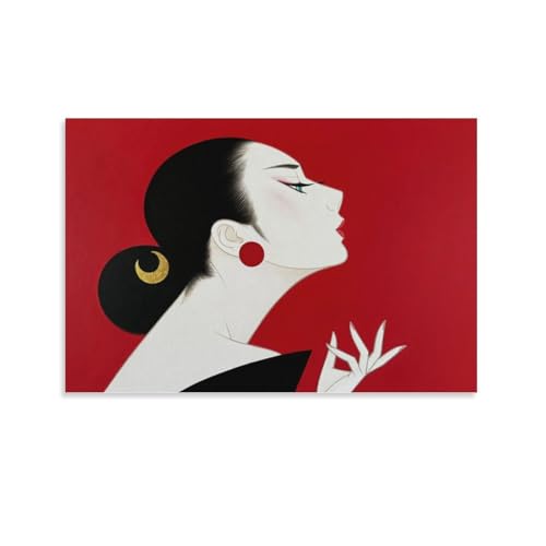  ߓcY̔l m  w |X^[ (184) EH[A[g  G xbh[ rO ǂ̊G24x36inch(60x90cm)