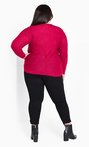 Women's Cable Knit Full Sleeves Sweater3