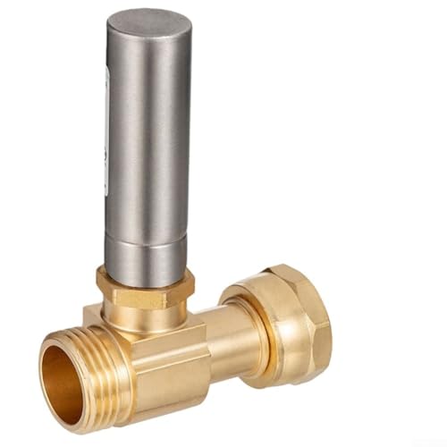 Pararrayos de martillo de agua de 3/4" de latón, conector reductor de ruido 6