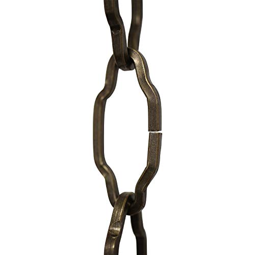 Image of RCH Hardware CH-S57-30-AB Steel Chandelier Chain, Antique Brass (1 Foot)