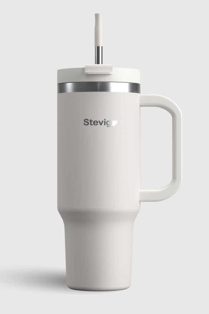 2 Moods Tuck-in Tumbler Sızdırmaz Çelik Termos 900 ML White Sand ST-242