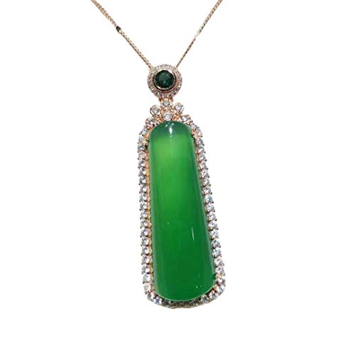 Collier de chalcédoine précieux idée cadeau idéal pour anniversaire