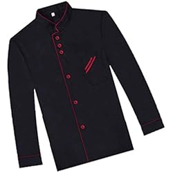 Uniformes De Trabajo Para Cafeterias Cabilock Chaqueta para Hombre Chaqueta De Cocinero Chaqueta Mujer Camisas De Hombre para Hombres Uniforme De Cafetería Abrigo De Trabajo De Chef Manga Panadería Niño Perder Botón