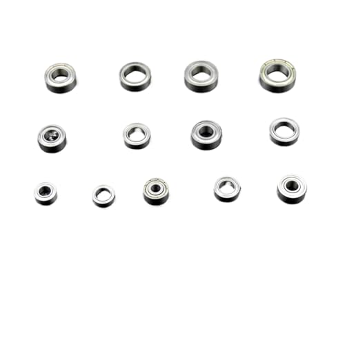 Rodamientos MR117 ZZ con doble protección metálica 7x11x3mm 4