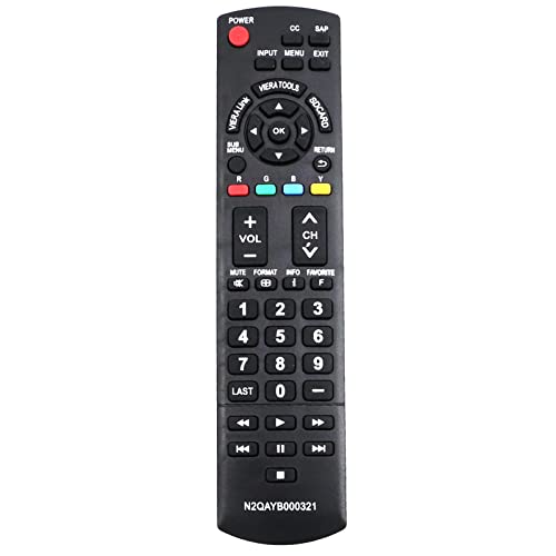 N2QAYB000321 Replacement Remote Control Fit for Panasonic LCD HDTV TC-L32G1 TC-L37G1 TC-26LX14 TC-32LX14