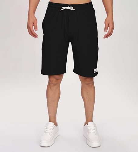 Image of SHODOX Men's Solid Relaxed Fit T Shirt and Shorts Set | Casual Summer Wear | Comfortable Stylish Outfit for Men