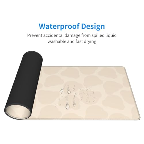 Mouse Pad Protector de Escritorio de Goma Rosa 80x30cm miniatura 3