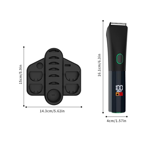 Tondeuse à barbe pour hommes contre les irritations avec kit rechargeable