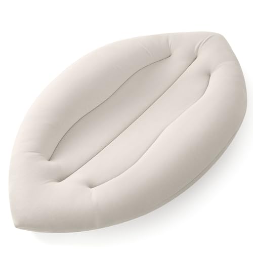 Image of Baby Lounger for Newborn: Skin-Friendly & Breathable | for 0-12 Months Infant Tummy Time Playtime & Diaper Changes - Portable & Lightweight Cushion for New Parents (Light Grey)