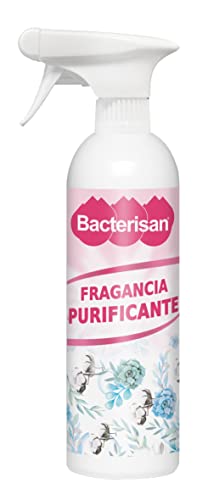 BACTERISAN Ambientador purificante 500 ml, Fragancia de notas verdes y salida herbal, Genera un ambiente refrescante y estimulante