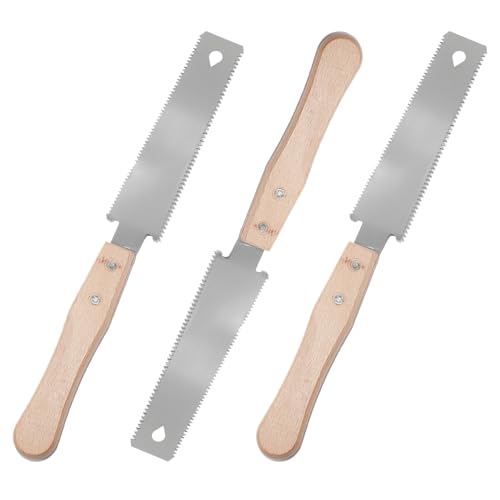 3 piezas de sierra fina japonesa, sierra de mano para madera con paso de precisión, sierra fina de madera para bricolaje, herramienta de carpintero, sierra japonesa para sierra de espiga y corte